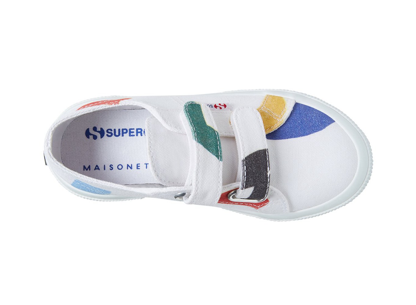 Tenis Infantil Branco - Superga 2750 Cotjstrap Fancolorfigures - OSMBH-2718